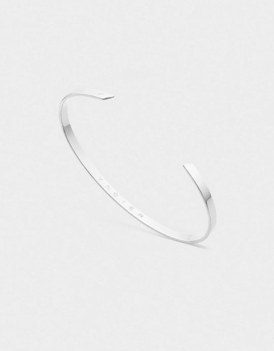Minimal One-Size Cuff — Steel