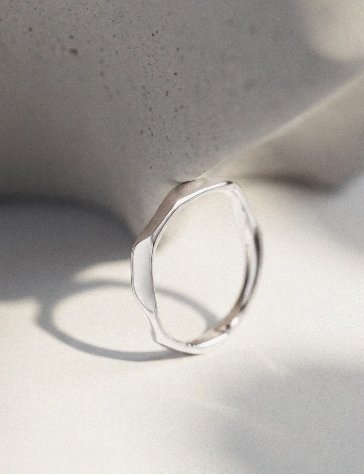 Wave Ring in Silver