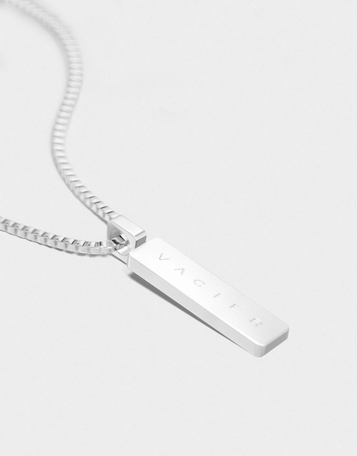 Box Pendant Necklace