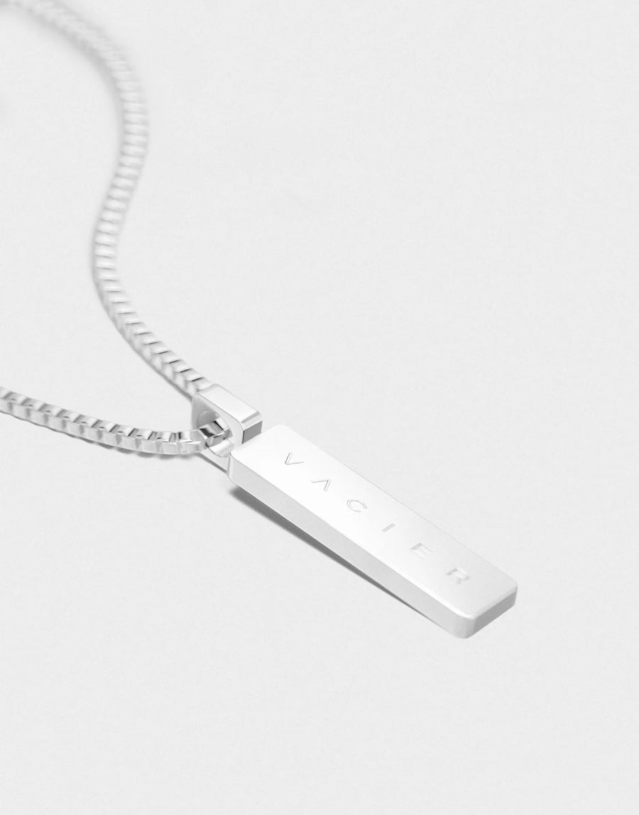 Box Pendant Necklace